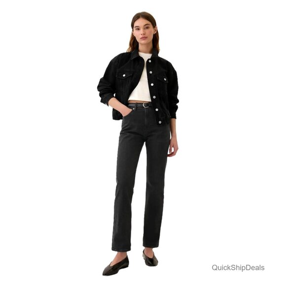 90s High Rise Straight Leg Denim Jeans Women's Size